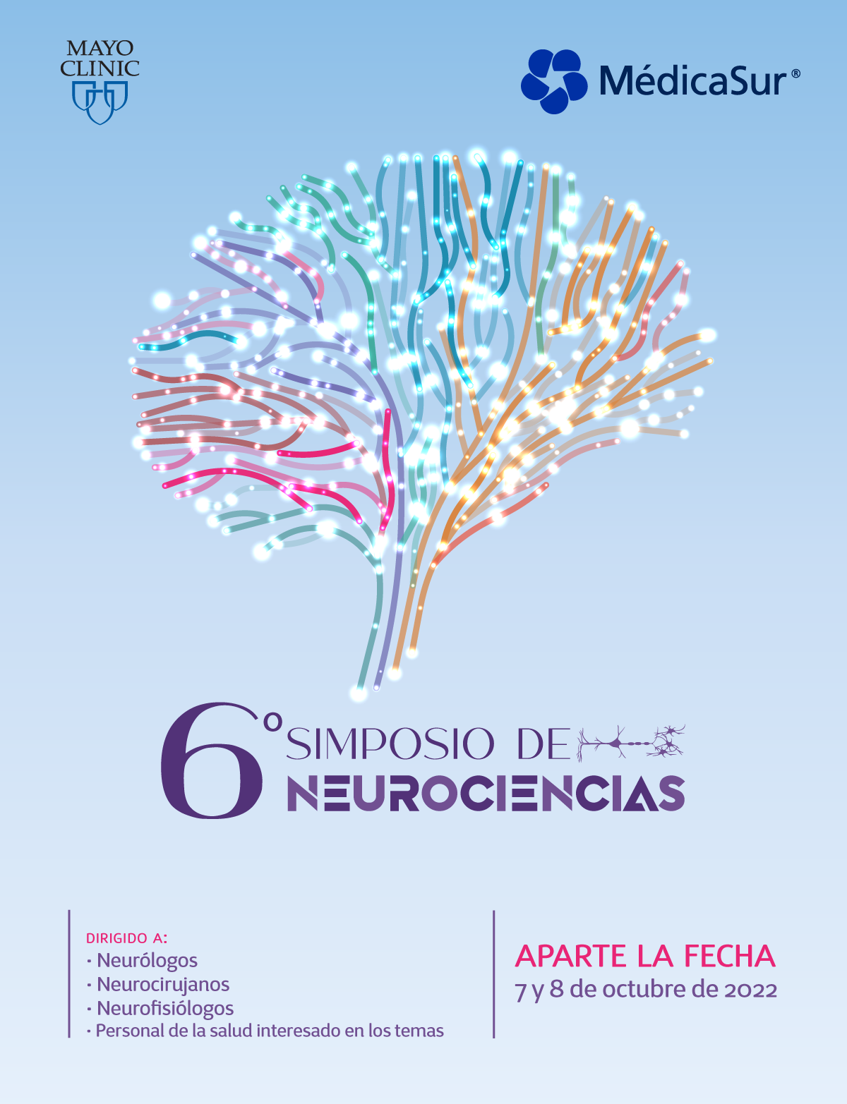 Poster del evento Sexto Simposio de Neurociencias