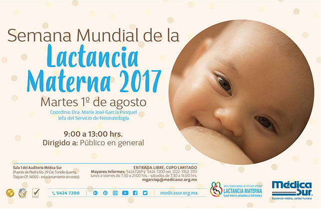 Invitación a la Semana Mundial de la Lactancia Materna 2017