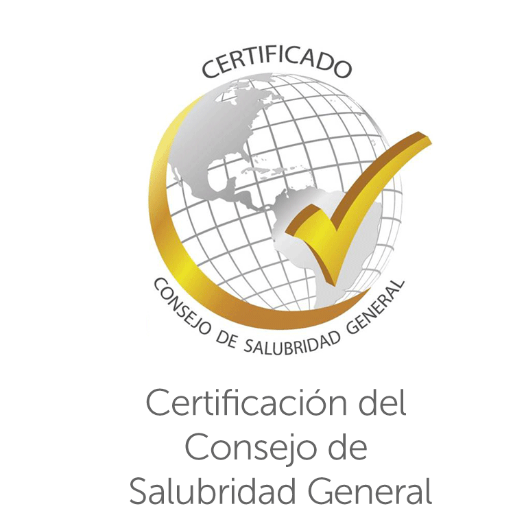 Certificación del Consego de Salubridad General